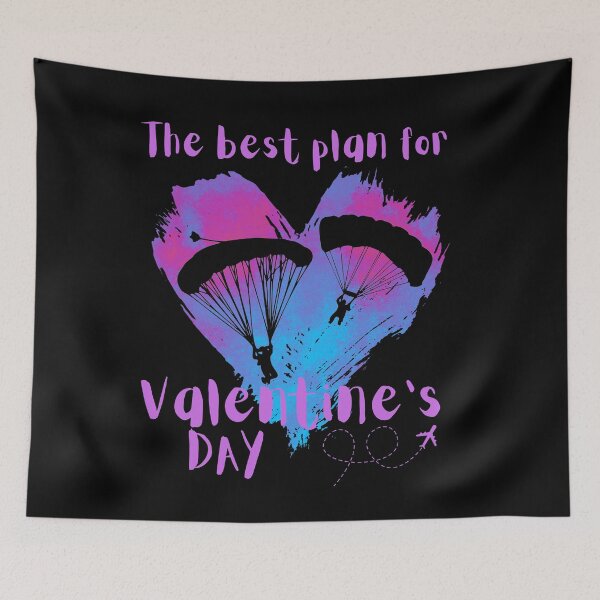 Item preview, SKYDIVING VALENTINES DAY - purple designed and sold by youraircraftart.