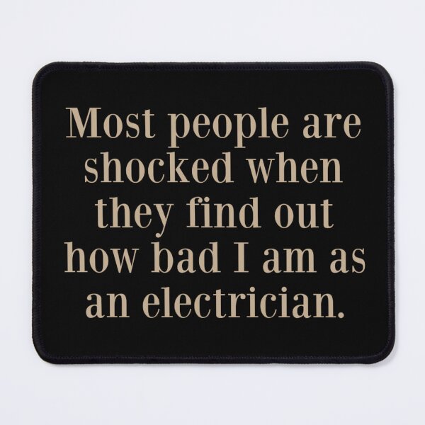 Item preview, Electrician puns  designed and sold by Refined-Raiment.