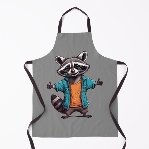 Item preview, A cute raccoon with open arms and a big smile designed and sold by NiRia Spot.