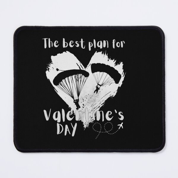 Item preview, SKYDIVING VALENTINES DAY - grey designed and sold by youraircraftart.