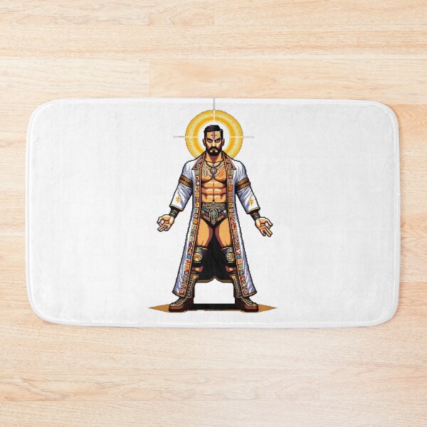 Item preview, Religious Crazy Cult Leader Pro Wrestler Champion with White Robe designed and sold by kylmllr101684.