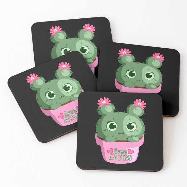 Item preview, Free Hugs Cute Cactus designed and sold by SeledineArt.