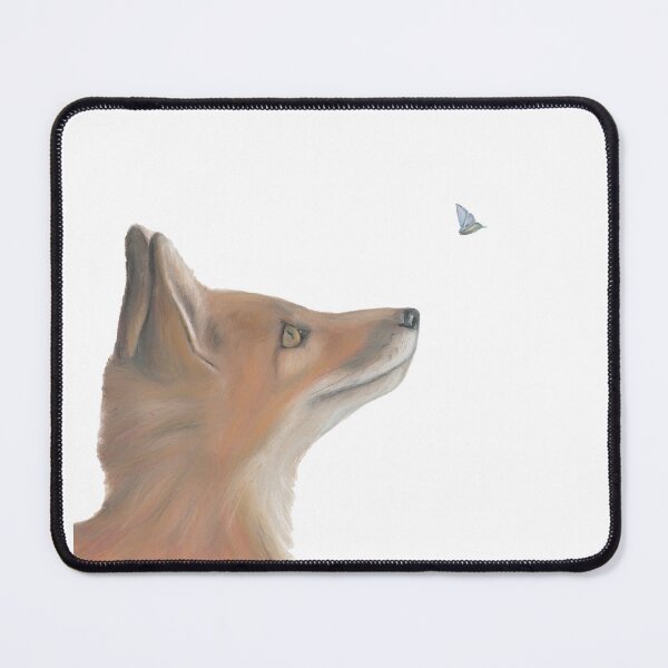 Item preview, Fox and butterfly art by Rachael Curry.  designed and sold by RachaelCurryArt.