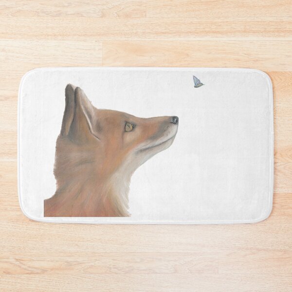 Item preview, Fox and butterfly art by Rachael Curry.  designed and sold by RachaelCurryArt.