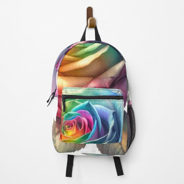 Item preview, Watercolor Rose - Rainbow Rose Painting designed and sold by Star-Fragment.