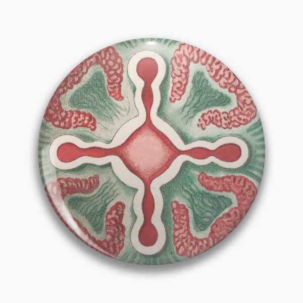 Item preview, Ernst Haeckel Jellyfish, original color designed and sold by DreamingBeetle.
