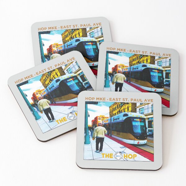 Item preview, MKE HOP • Milwaukee Streetcar • WI designed and sold by MKE Rhine Maiden  •  Grumble Services, LLC..