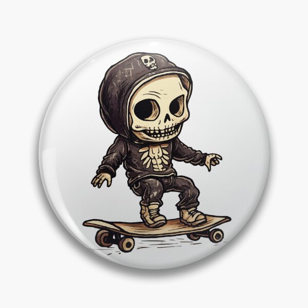 Item preview, Skeleton Skateboarder designed and sold by VelvetRoom.