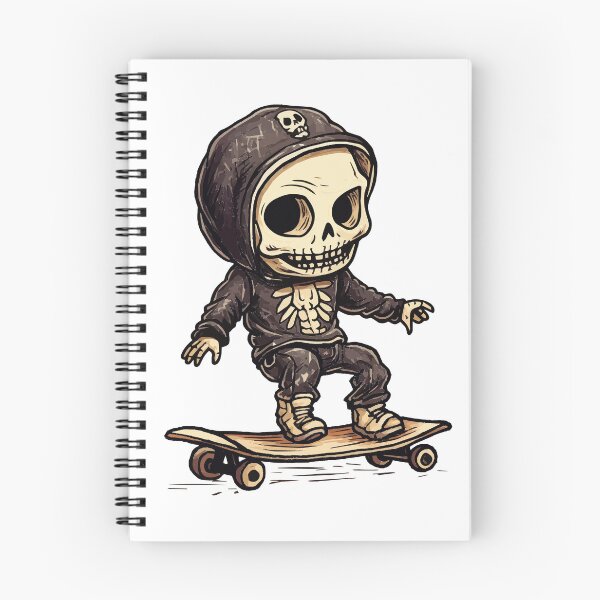 Item preview, Skeleton Skateboarder designed and sold by VelvetRoom.