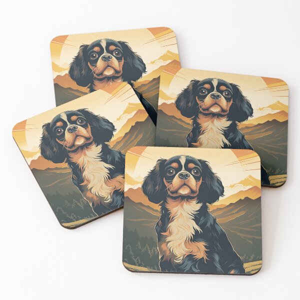 Artikelvorschau, Cavalier King Charles Spaniel Hund entworfen und verkauft von WallyPink.