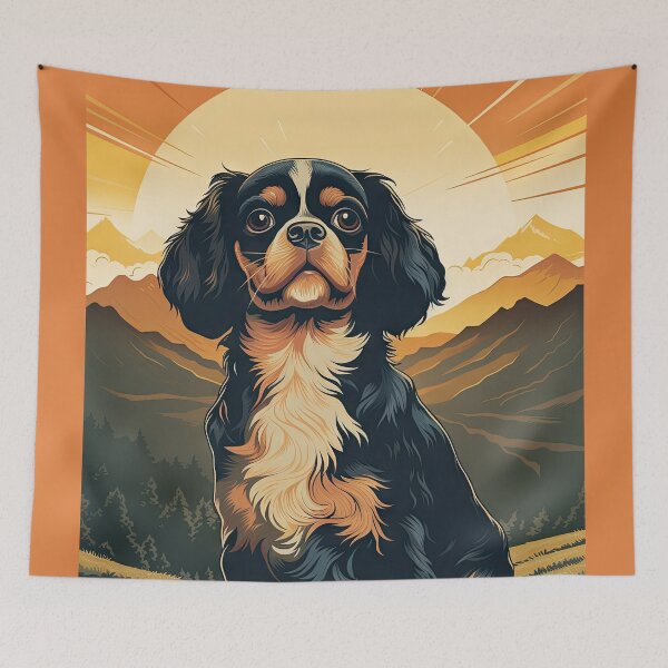 Artikelvorschau, Cavalier King Charles Spaniel Hund entworfen und verkauft von WallyPink.