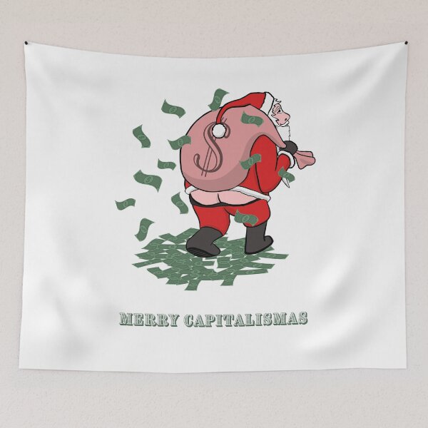 Item preview, Merry Christmas Capitalist Santa Claus designed and sold by DesignEvolved.