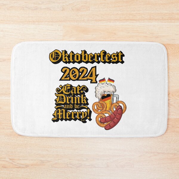 Item preview, 2024 Oktoberfest Eat Drink and be Merry designed and sold by WillowandTees.