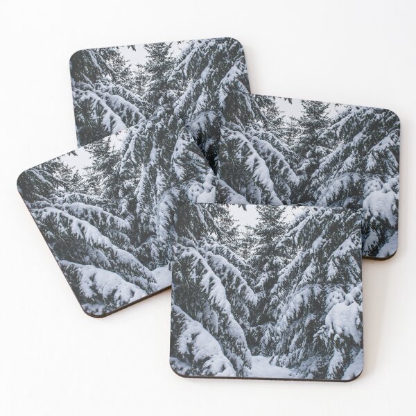 Item preview, Path in the snow forest designed and sold by rhosbahu.