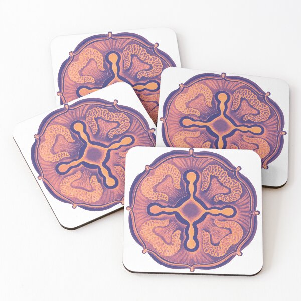 Item preview, Ernst Haeckel Jellyfish, in sunset designed and sold by DreamingBeetle.