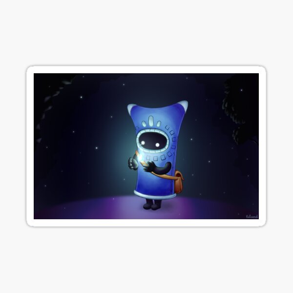 Holding a flame - The Last Campfire Sticker