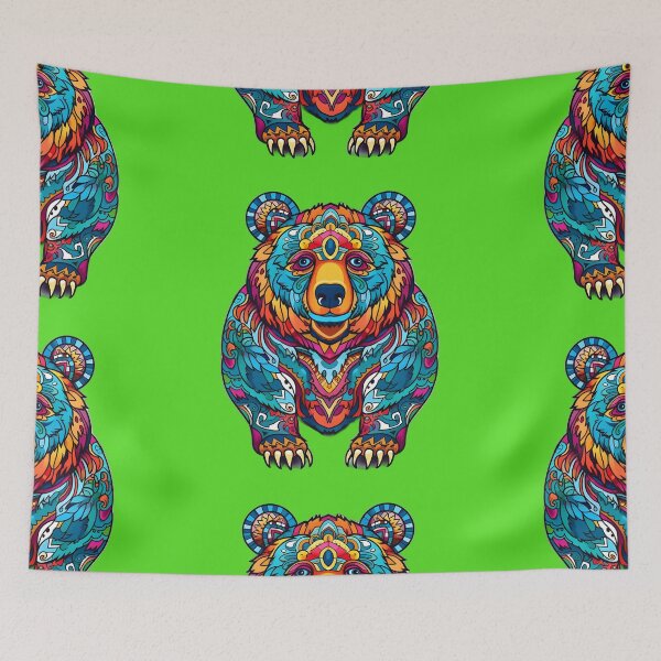 Item preview, Psychedelic Bear designed and sold by Pixel-Lair.