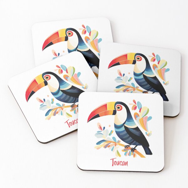 Item preview, ropical Elegance: Toucan-Inspired Apparel and Homeware Collection designed and sold by ThePurpleMelon.