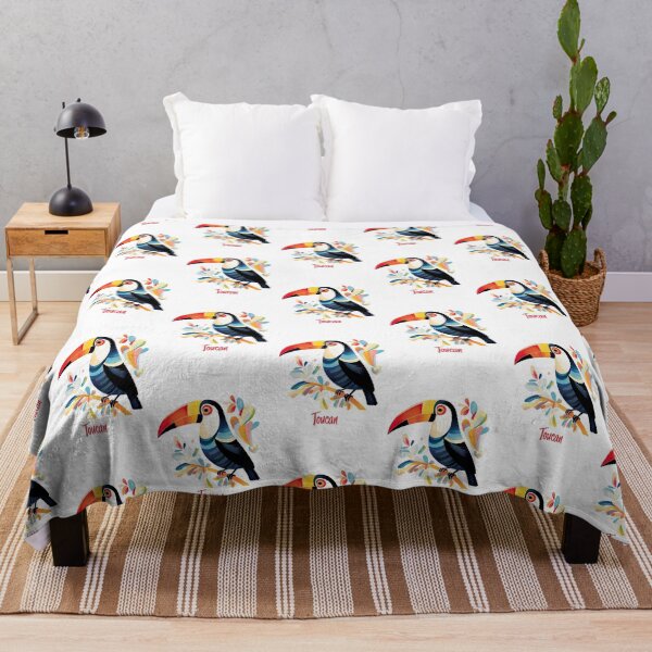Item preview, ropical Elegance: Toucan-Inspired Apparel and Homeware Collection designed and sold by ThePurpleMelon.