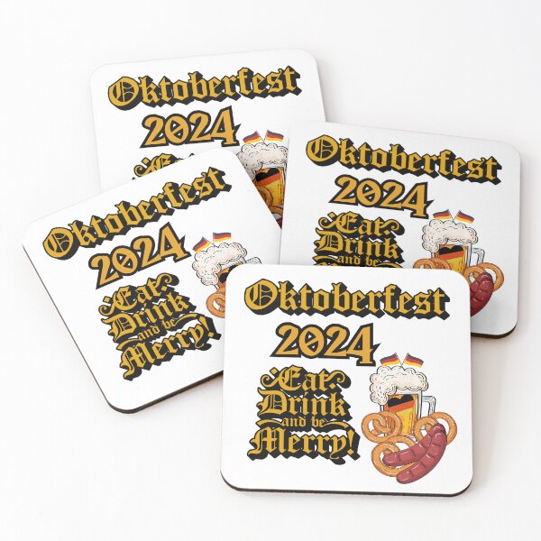 Item preview, 2024 Oktoberfest Eat Drink and be Merry designed and sold by WillowandTees.