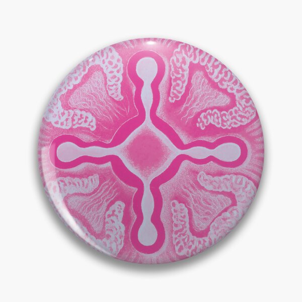 Item preview, Ernst Haeckel Jellyfish, in cotton candy designed and sold by DreamingBeetle.