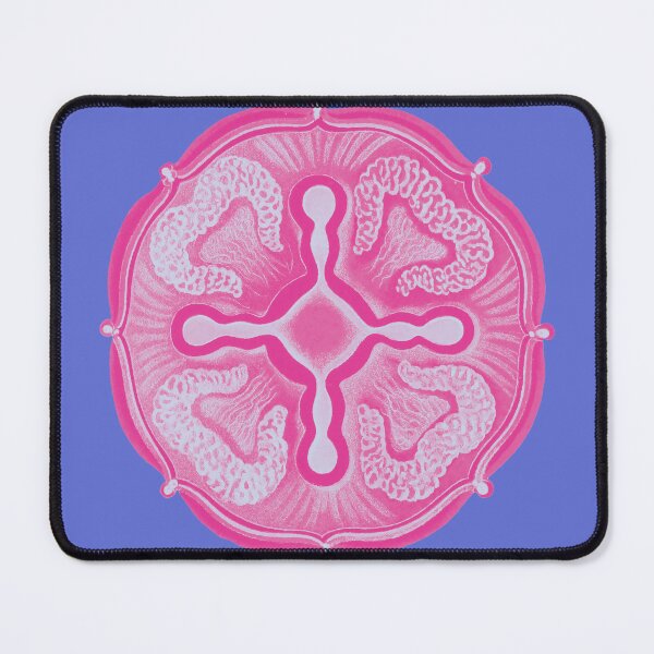 Item preview, Ernst Haeckel Jellyfish, in cotton candy designed and sold by DreamingBeetle.