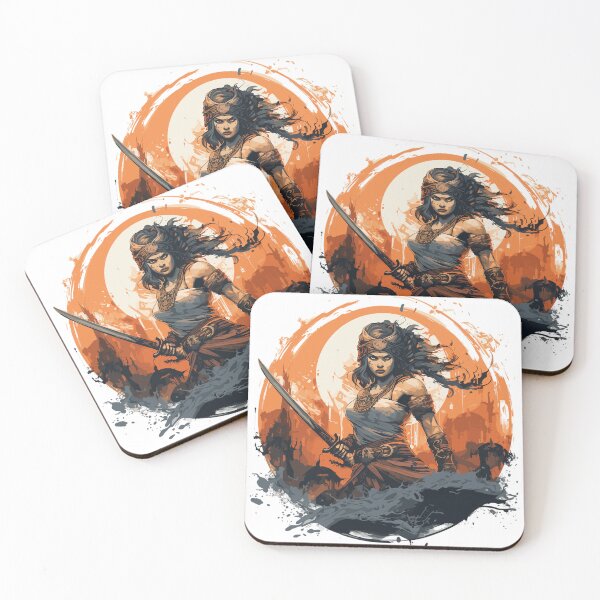 Item preview, Warrior Woman wielding a sword designed and sold by Elias Kamstra.