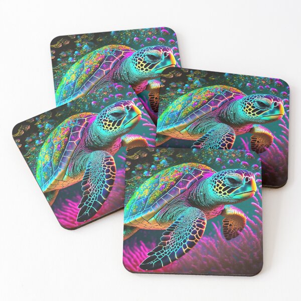 Item preview, Iridescent Neon Sea Turtle  designed and sold by JohnXD247.