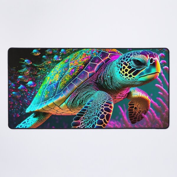 Item preview, Iridescent Neon Sea Turtle  designed and sold by JohnXD247.
