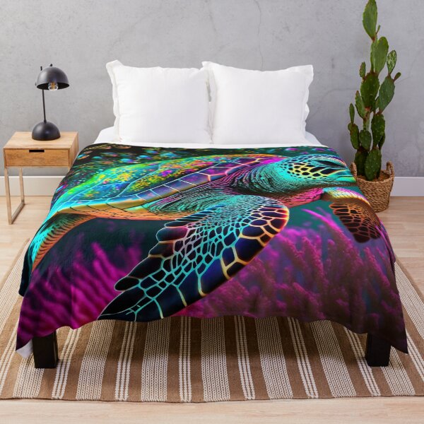 Item preview, Iridescent Neon Sea Turtle  designed and sold by JohnXD247.