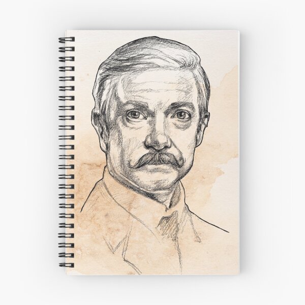 Item preview, Dr John H. Watson - Martin Freeman Portrait Sketch Abominable Bride  designed and sold by Christina G. Smith.