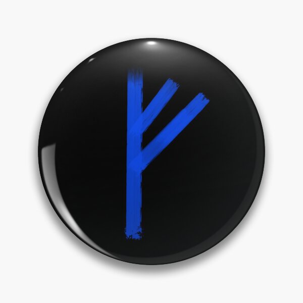 Item preview, Fehu (Rune) - Blue designed and sold by RunesRourRoots.