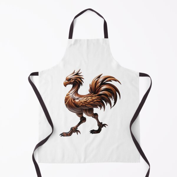 Item preview, Dark Stained Hand Carved Chocobo Bird from Final Fantasy Games designed and sold by kylmllr101684.
