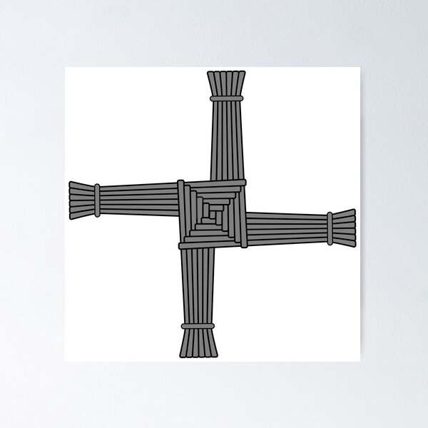 Item preview, RTE 1960s Brigid's Cross designed and sold by GoalieTurtle.