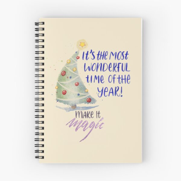 Aperçu de l'œuvre Faites de la magie de Noël ! Conception d'arbre de Noël aquarelle créée et vendue par creativebakergb.