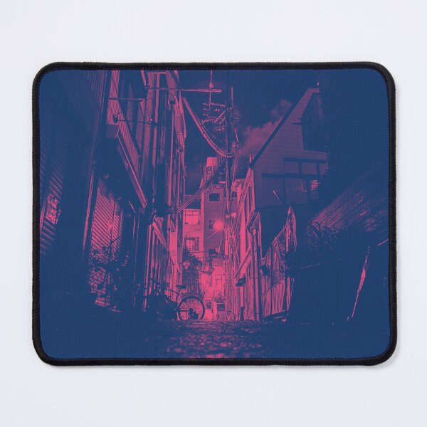 Item preview, Dark duotone street at night  designed and sold by GingaDesigns.