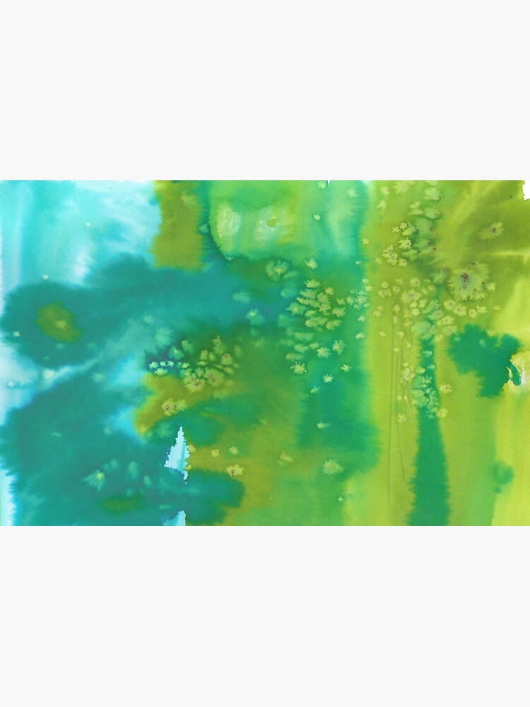 Mermaid dreams blue and green abstract watercolor pattern by shoshannahscrib
