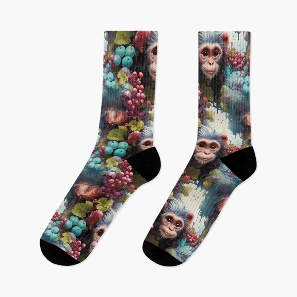 Item preview, Heartwarming Animal Artwork Baby Chimpanzees Cute Chimps Gift Ideas P122-8 designed and sold by MPCFICTION.
