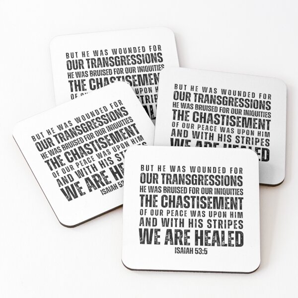 Item preview, Healed with His Stripes (Isaiah 53:5) designed and sold by GospelWork.