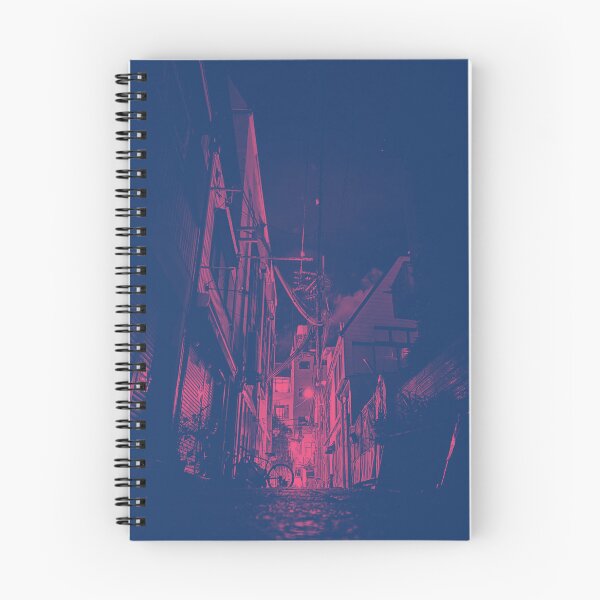 Item preview, Dark duotone street at night  designed and sold by GingaDesigns.