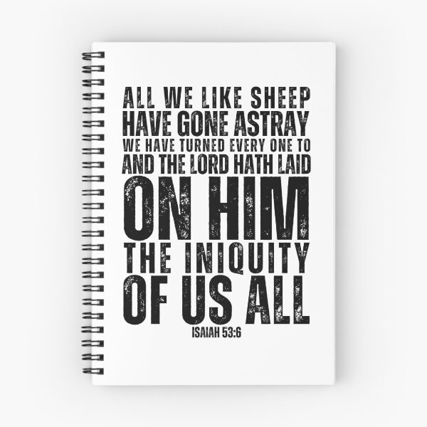 Item preview, All We Like Sheep (Isaiah 53:6) designed and sold by GospelWork.