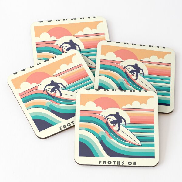 Item preview, Froths On Surf - Bauhaus style Poster designed and sold by ARTLYF.
