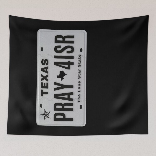 Item preview, Pray for Israel Texas Vanity Plate SW designed and sold by GFamilyC.