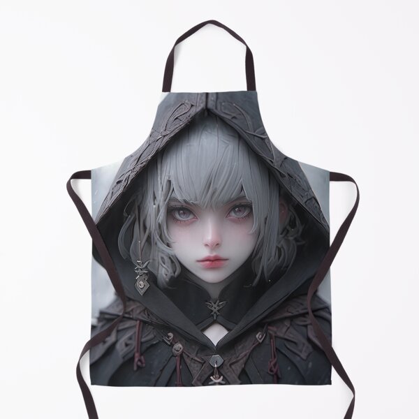 Item preview, Mystical Gothic Hooded Cloak Assassin Anime Girl designed and sold by bubblegoth.