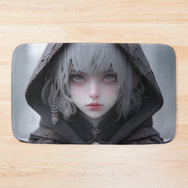 Item preview, Mystical Gothic Hooded Cloak Assassin Anime Girl designed and sold by bubblegoth.