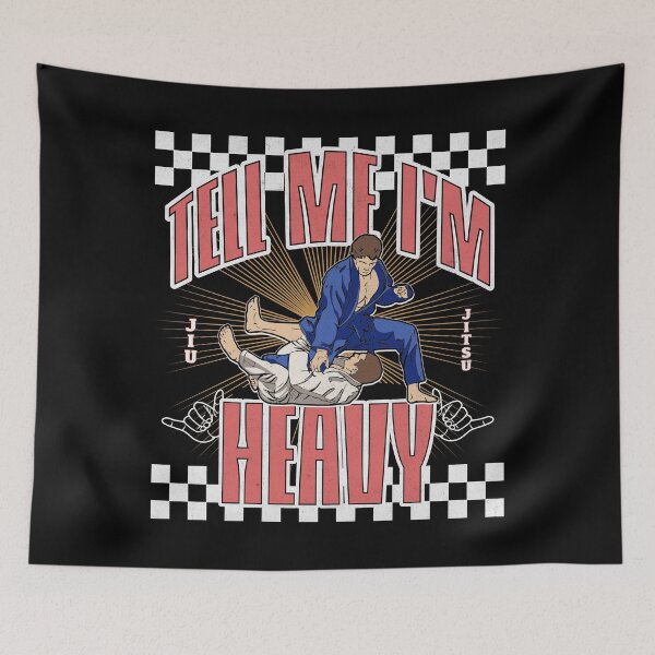 Item preview, Funny Jiu Jitsu Tshirt Tell Me I'm Heavy designed and sold by Ninety9Secrets.