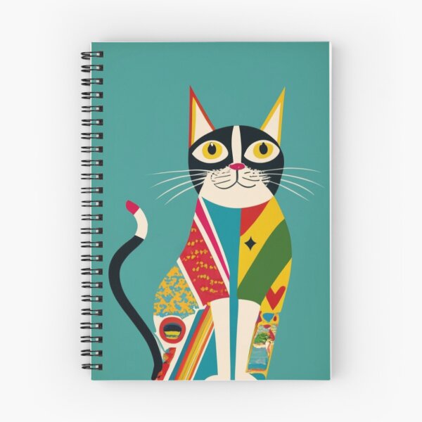 Item preview, Mid Century Moggy designed and sold by VoodoovilleArt.