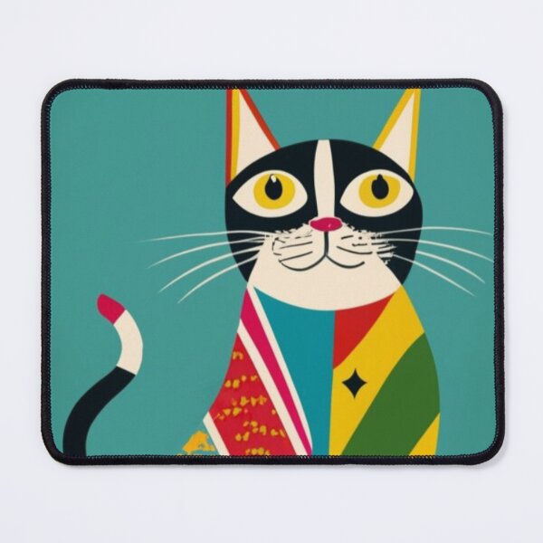 Item preview, Mid Century Moggy designed and sold by VoodoovilleArt.