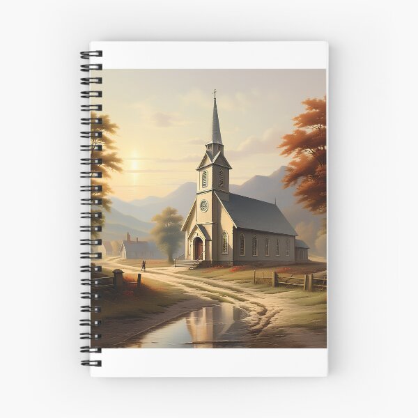 Item preview, vintage church in the autumn designed and sold by IncredibleGeek.