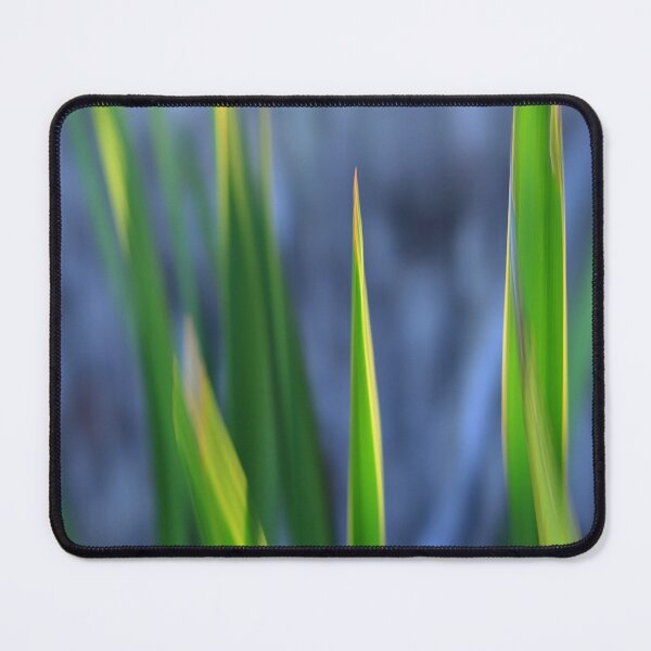 Item preview, Green Blades on Blue designed and sold by SunlitColors.